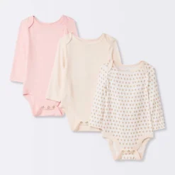 Baby Girls' 3pk Modal Bodysuit - Cloud Island™ Pink -Cloud Island™ GUEST 05343d39 e20f 468b 8692 e5310ac9a615