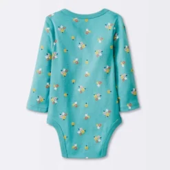 New Products 11 Baby Girls' 4pk Long Sleeve Bodysuit - Cloud Island™ Floral