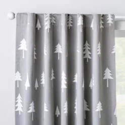 Blackout Curtain Panel Trees - Cloud Island™ Gray -Cloud Island™ GUEST 0c1a6528 cfb3 4264 aa09 1708c1a308f8