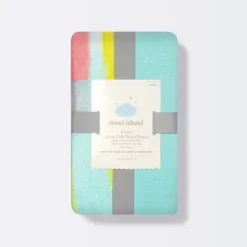 Fitted Jersey Crib Sheet 2pk - Cloud Island™ Brushstrokes And Solid Aqua -Cloud Island™ GUEST 0ce29829 3f75 4b96 aebe 43e7277fd3e6