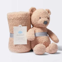 Plush Blanket With Soft Toy - Bear - Cloud Island™ 7 Plush Blanket With Soft Toy - Bear - Cloud Island™ -Cloud Island™ GUEST 11fa18e6 6ea2 41bd a081 671a75caa335