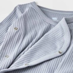 Baby Boys' 3pk Side Snap Long Sleeve Bodysuit - Cloud Island™ Gray -Cloud Island™ GUEST 148ab3bd 0103 4e93 81ac 4b09b2481733