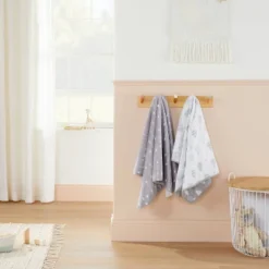 New Products 1 Plush Velboa Baby Blanket Arrows - Cloud Island™ Gray