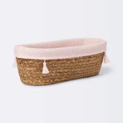 Natural Weave Oval Storage Bin With Waffle Weave Liner - Cloud Island™ -Cloud Island™ GUEST 1e6641ca 4f0e 49c7 9393 e36b79ebf5a7