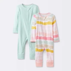 Baby Girls' 2pk Zip Romper - Cloud Island™ 10 Baby Girls' 2pk Zip Romper - Cloud Island™ -Cloud Island™ GUEST 1f035297 eb04 47d5 8007 56efe4d860be