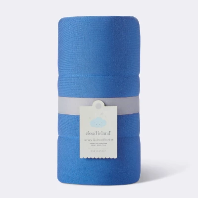 Rayon From Bamboo Quilted Baby Blanket - Blue - Cloud Island™ 5 Rayon From Bamboo Quilted Baby Blanket - Blue - Cloud Island™ - Image 3