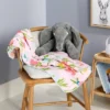 Jersey Knit Reversible Baby Blanket Floral - Cloud Island™ - White -Cloud Island™ GUEST 23c6b666 2600 4e05 a259 46bc768cc150