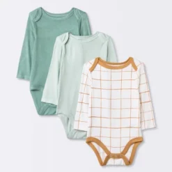 Baby 3pk Modal Bodysuit - Cloud Island™ Mint Green -Cloud Island™ GUEST 24440de9 7646 4b01 99a5 5471b32e3cbd