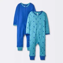 Baby Boys' 2pk Safari Animals Zip Romper - Cloud Island™ -Cloud Island™ GUEST 2d0e9083 cdac 47e1 a2bf 0c51c9affe5b
