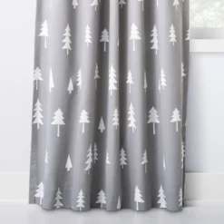 Blackout Curtain Panel Trees - Cloud Island™ Gray -Cloud Island™ GUEST 31f1b5a3 7eb9 4f1e 9627 4b57513de44f