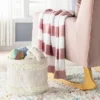 Chenille Stripe Baby Blanket - Dark Pink And White Stripe - Cloud Island™ -Cloud Island™ GUEST 389f22af 525d 41cb acbb fbb7b8020ca2