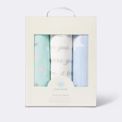 Muslin Swaddle Blanket I Love You To The Moon And Back - 3pk - Cloud Island™ 5 Muslin Swaddle Blanket I Love You To The Moon And Back - 3pk - Cloud Island™ -Cloud Island™ GUEST 4316b81e 63c4 4e33 8673 83aed054a868