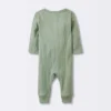 Baby 2pk Basic Wide Rib Romper - Cloud Island™ Green -Cloud Island™ GUEST 55092144 1f36 493b abef b058cb8aaccc