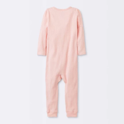 Baby 2pk Basic Wide Rib Romper - Cloud Island™ Pink 3 Baby 2pk Basic Wide Rib Romper - Cloud Island™ Pink