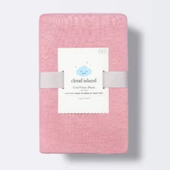 Polyester Rayon Fitted Crib Sheet - Solid Mauve - Cloud Island™ -Cloud Island™ GUEST 578337d4 9578 4720 af41 7199c3819cf4