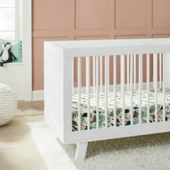 Fitted Jersey Crib Sheet Fauna - Solid Gray - Cloud Island™