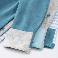 Baby Boys' 3pk Basic Romper - Cloud Island™ Sky Blue Preemie -Cloud Island™ GUEST 638ba981 3512 4a1d 8964 06832920a058