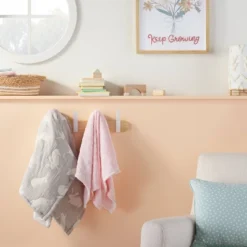 New Products 11 Plush Embossed Baby Blanket Hearts - Cloud Island™ Pink