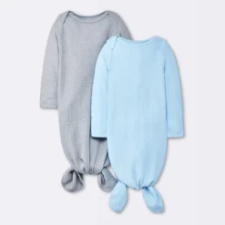 Baby Boys' 2pk Basic Waffle Gowns - Cloud Island™ Gray -Cloud Island™ GUEST 7afd9ffd 3142 4a22 b333 a3b1d9b40993