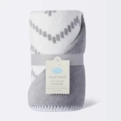 Plush Baby Blanket - Chevron - Gray - Cloud Island™ -Cloud Island™ GUEST 839a0711 d92f 488f 9431 2e26fcef0a1f