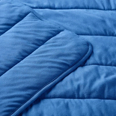 Rayon From Bamboo Quilted Baby Blanket - Blue - Cloud Island™ 4 Rayon From Bamboo Quilted Baby Blanket - Blue - Cloud Island™ - Image 2