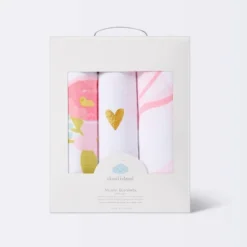 Muslin Swaddle Blankets Floral 3pk - Cloud Island™ Pink -Cloud Island™ GUEST 9d0c8b30 2110 461b b7e3 edc2cfa92ff0