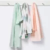 Muslin Swaddle Blankets Blooms - Cloud Island™ 3pk -Cloud Island™ GUEST 9f387755 d2d1 4f8d 82bc 829283af605e