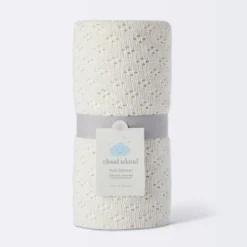 Seed Stitch Pointelle Baby Blanket - Cream - Cloud Island™ -Cloud Island™ GUEST da5df995 ab8b 45b5 8101 3afcf6a48e1a