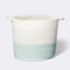 Coiled Rope Bin With Color Band - Cloud Island™ 10 Coiled Rope Bin With Color Band - Cloud Island™ -Cloud Island™ GUEST f00a31c2 0ff4 4b5a 997b 1cd2da7d6b63