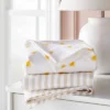Flannel Swaddle Baby Blankets - Yellow Sun And Stripe - 2pk - Cloud Island™ -Cloud Island™ GUEST f6dce33e f8b8 43f3 ba79 798785f81a2c