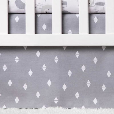 Crib Bedding Set Animals 4pc - Cloud Island™ White/Beige 5 Crib Bedding Set Animals 4pc - Cloud Island™ White/Beige - Image 3