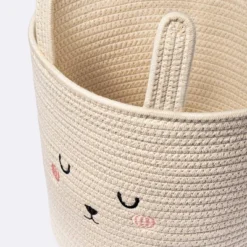 Coiled Rope Forest Animal Medium Round Storage Basket - Rabbit - Cloud Island™ -Cloud Island™ GUEST fef856a9 f1bd 49be a3f1 950b9e8f7f20